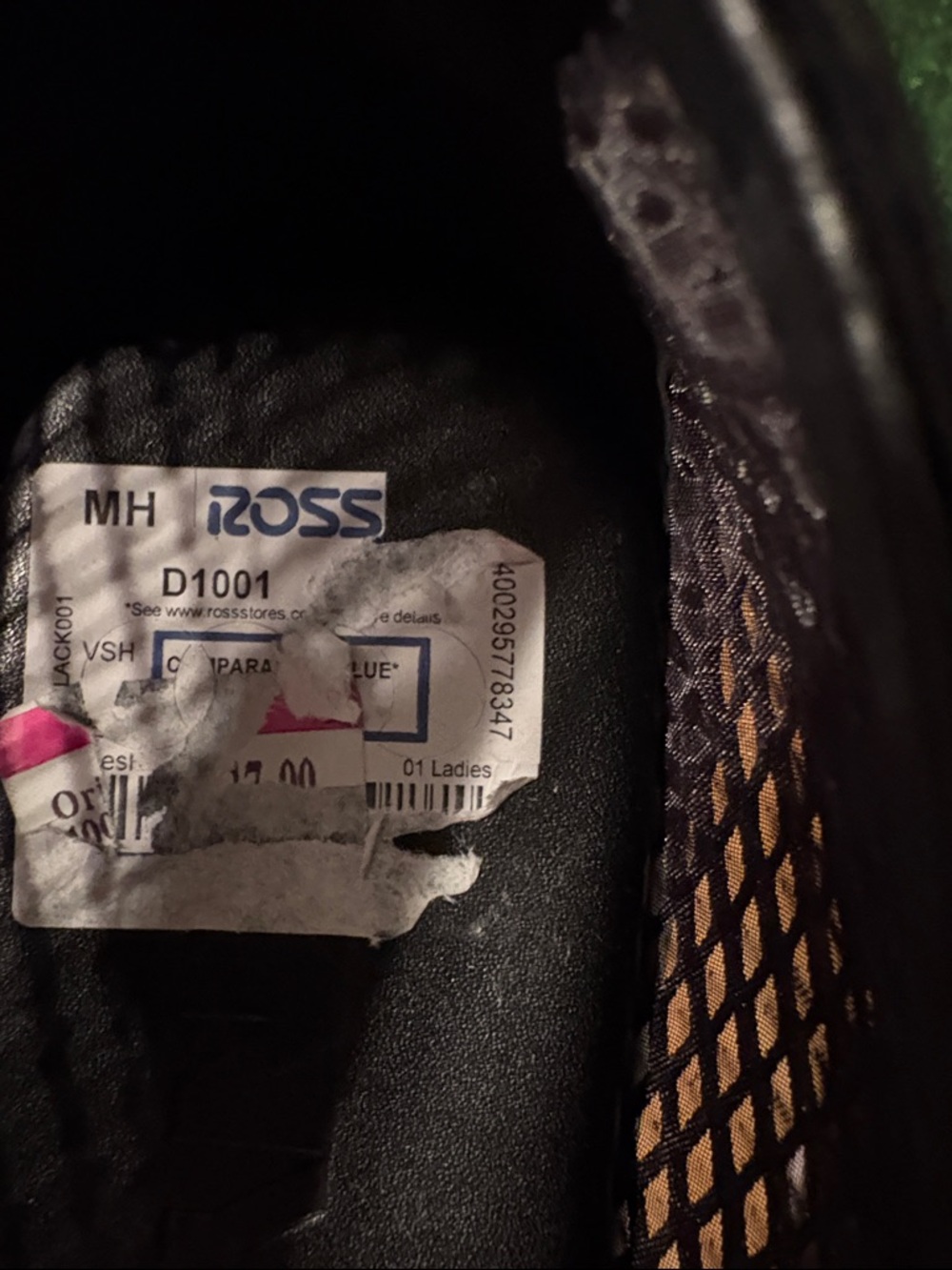 Dkny Black Mesh Ballet Flats with Patent Mary Jane Strap - Picture 6 of 6